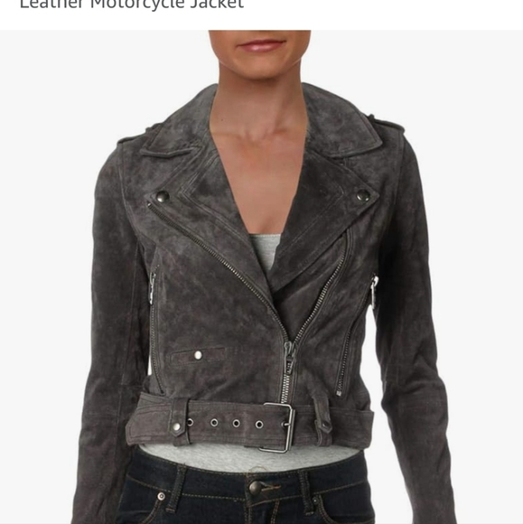 NWT BLANKNYC REAL SUEDE JACKET XS - Picture 2 of 8